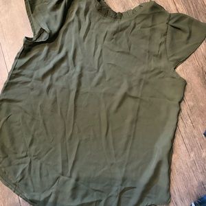 Olive green blouse
